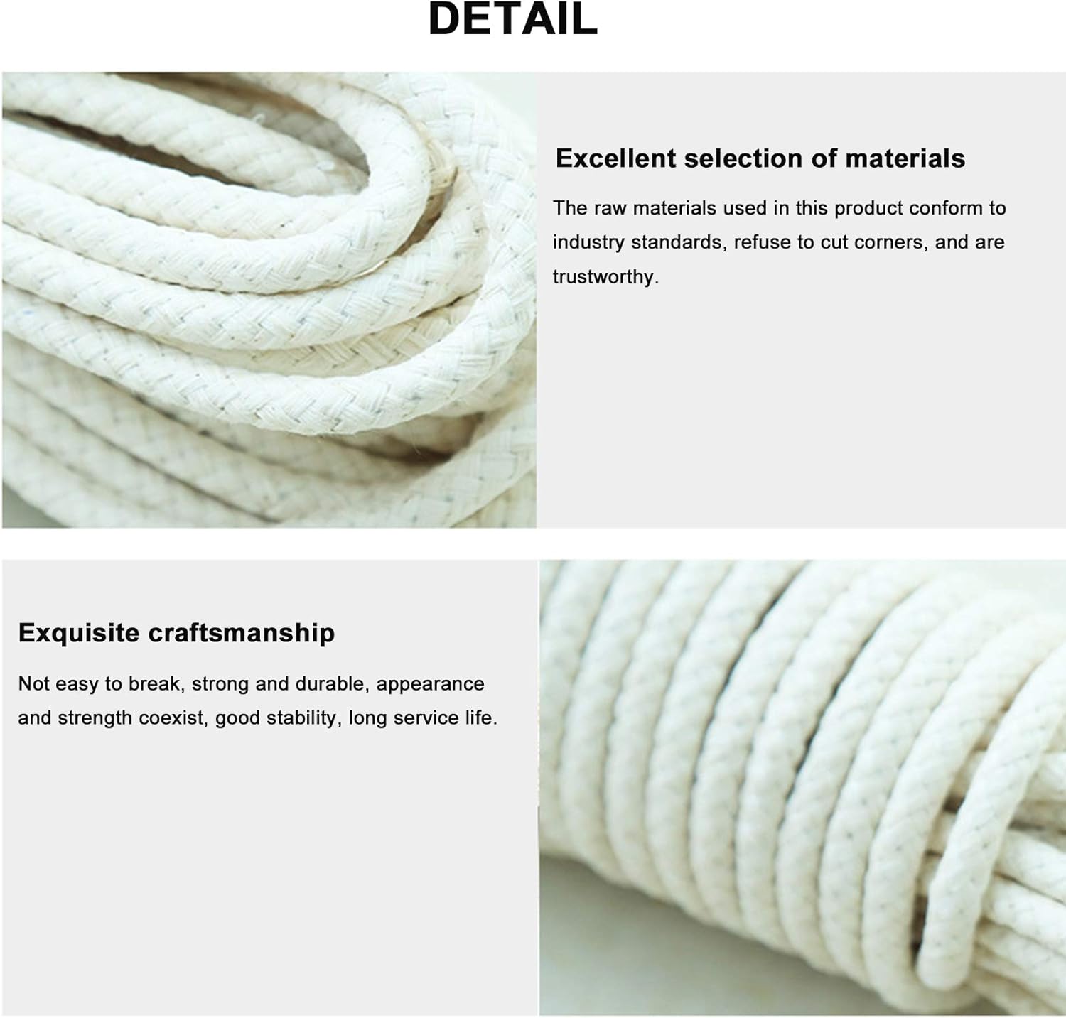 Cotton String Ball, Elastic cord, thread beading string,Flag Rope Cotton Beige 100m,Flag Pole Halyard Rope Strong Durable,Multi-purpose Cotton Rope for Outdoor Hanging Clothes,Travel Tying,Garden,Beig