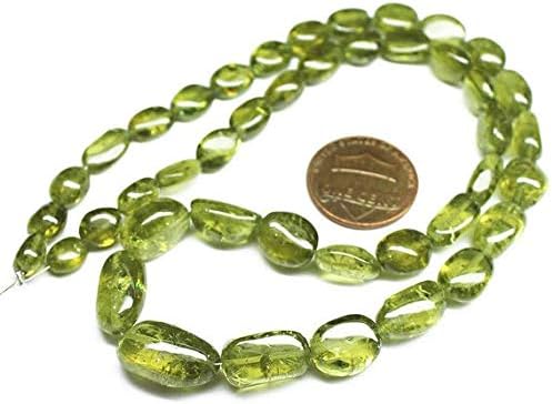 Green Grossular Garnet Smooth Oval Gemstone Loose Craft Beads Strand 16 Inch Long 5mm 9mm Code-HIGH-27172