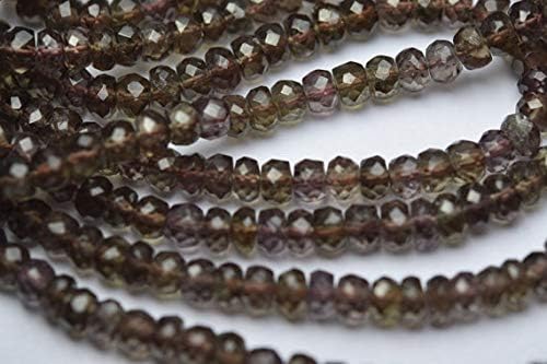14 inch Strand Natural Change Garnet 4-5 mm rondelle Faceted Beads for Jewelry - 14 inch Strand,Natural Madagascar Color changh Garnet Faceted rondells,4-5mm Size