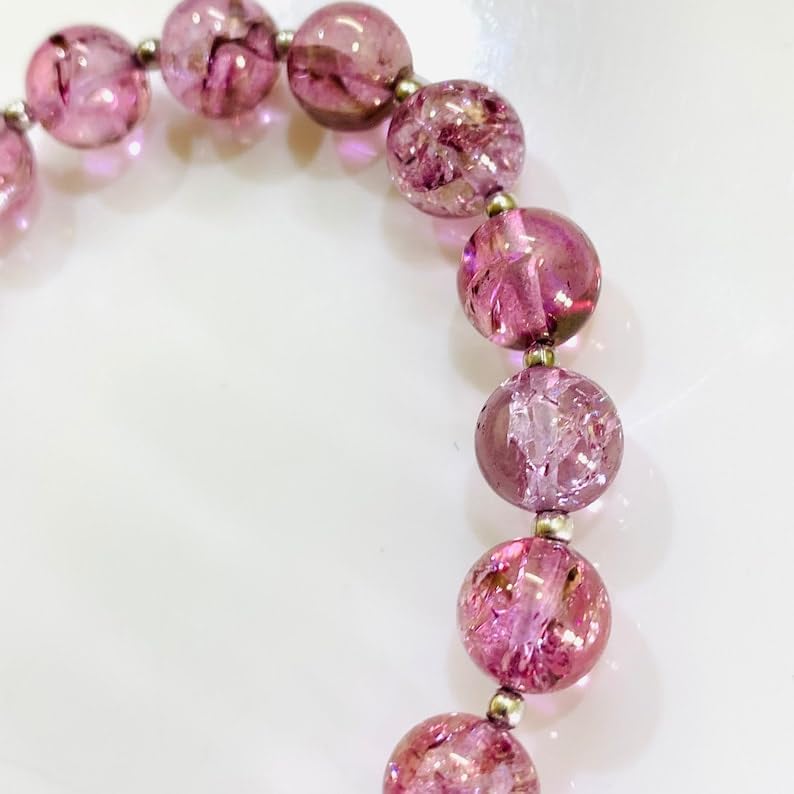 Natural Pink Quartz rondelle Smooth Beads 8.5 mm 6 inch Long String Jewelry Making Gemstone Beads for Necklace Bracelet