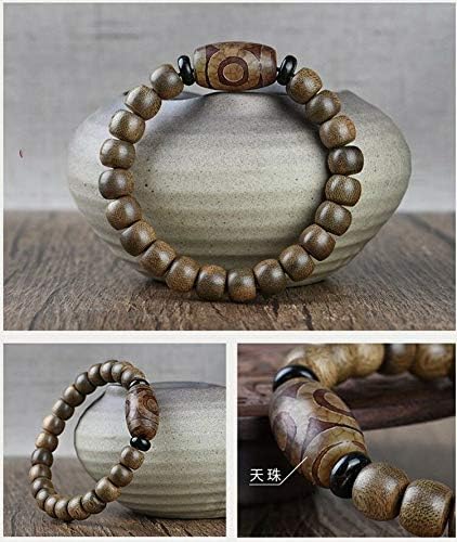 GLW Brunei Genuine Wild Agarwood Malas Meditation Prayer Beads 8mm Japa #4896
