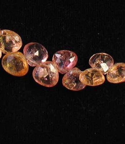 84cts Natural Imperial Topaz Faceted Bead Strand 110220 for Jewelry Making