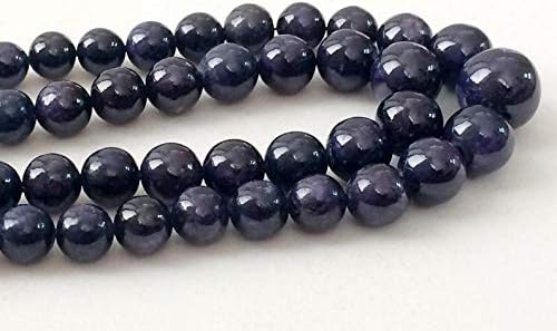 Blue Sapphire Plain Round Balls, Sapphire Beads, Sapphire Statement Necklace, 5-12.5mm, 8 Inch, 30 Pcs