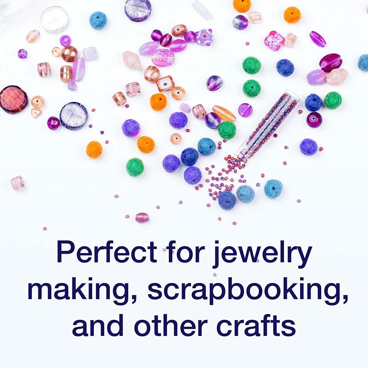 Elizabeth Ward 45 Piece Assorted Portable Diamond Painting Storage and Bead Organizer with 42 Variable Sized Containers, 2 Pack