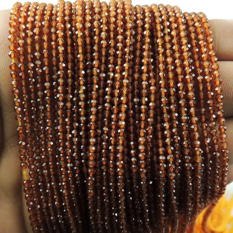 13 inch Strand of Natural gem Hematite, 2mm Rondelle Faceted Beads for DIY Jewelry Making. | Beads_04617