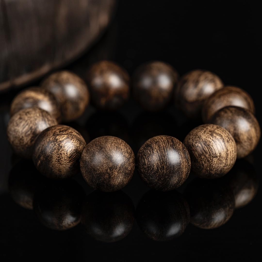 Vietnam Nha Trang White Agarwood Burl Old Material Sinking Grade 20mm*12 Pieces Impressive Jade-like Full Grain