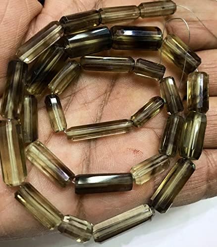 Natural BIO LEMON TUBE FACETED Beads 5x8-15x20mm 17 inch long string jewelry making gemstone beads for necklace bracelet