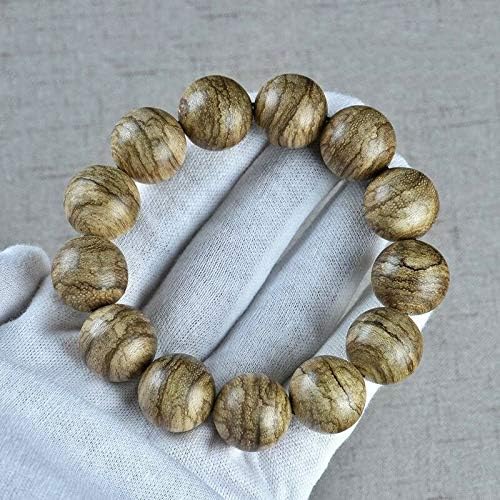 GLW Nha Trang Genuine Natural Wild Agarwood Aloewood 17mm MALA Prayer Beads #4679