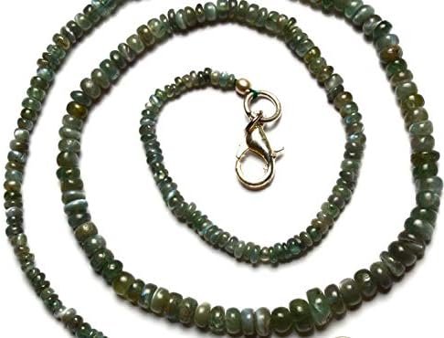 Very Very Rare Natural Gem Alexandrite Chrysoberyl Smooth 3 to 6MM Rondelle Beads Necklace 16