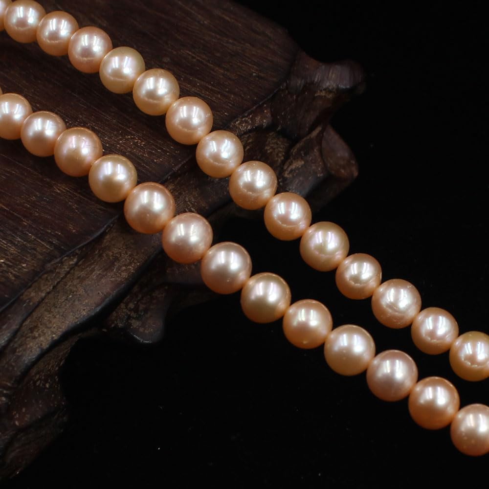 7-8mm 5A Grade Round White Pink Purple Mixed Freshwater Pearl Gemstone Beads Strand 15