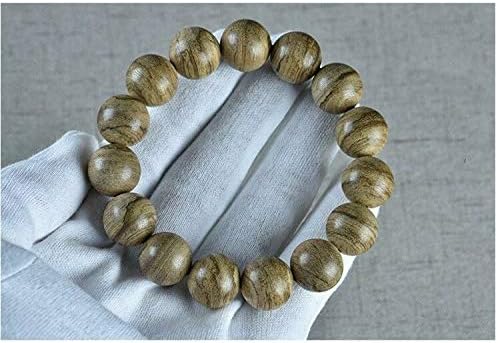 GLW Nha Trang Natural Wild Agarwood Aloewood 14mm Malas Prayer Beads Japa #4912