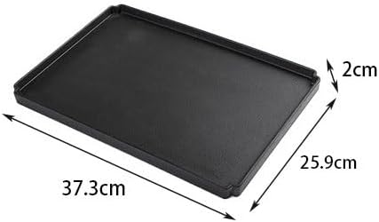 Foodtray Hotel Tea Tray Household Water Cup Rectangular Large and Medium Table Frosted Light Luxury Square Dining Serving(C)