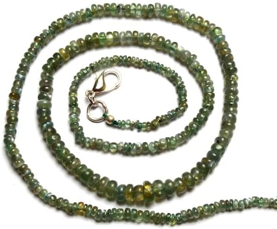 Beads Gemstone 1 Strand Natural Alexandrite Chrysoberyl Smooth 3 to 6MM Rondelle Beads Necklace 18.5 Inch Long Long Code-HIGH-4436