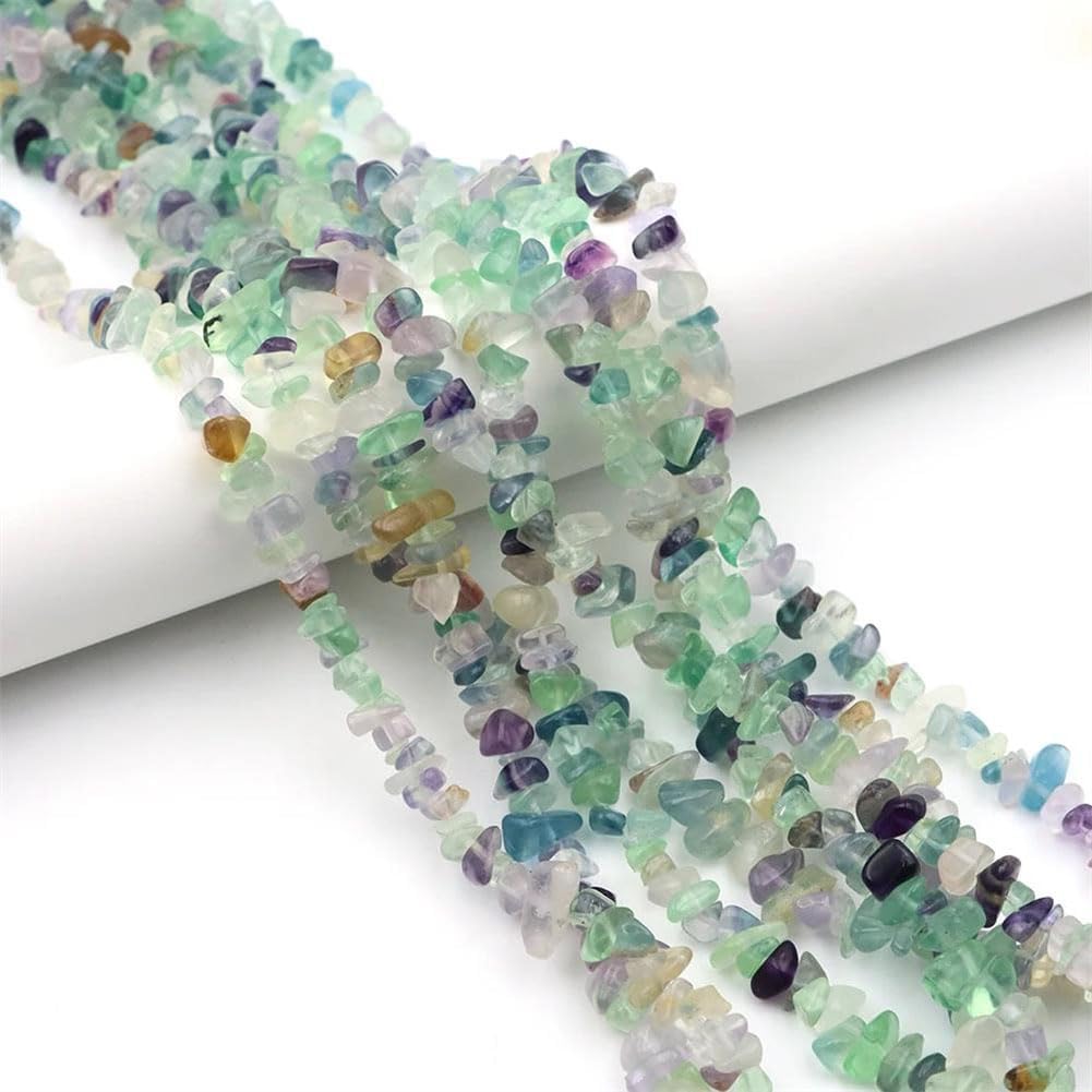 Natural Crystal Chips Gravel Stone Beads for DIY Jewelry Crafting, Necklace & Bracelet Making