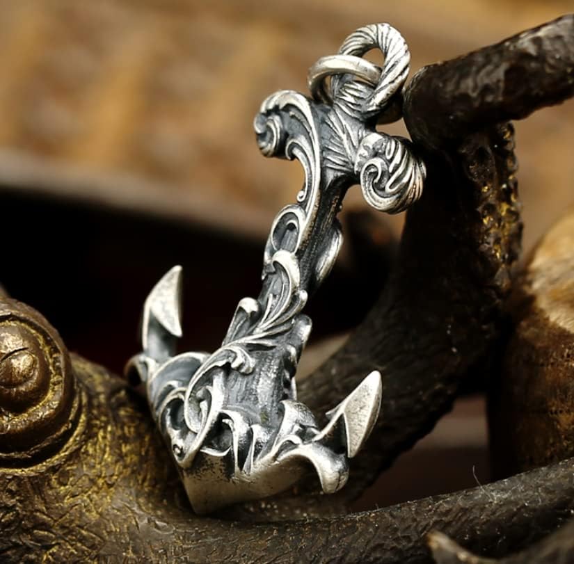 Brass Tang Grass Boat Anchor EDC Bead DIY Paracord Keychain Bead Bracelet Accessories Bead,Necklace Pendant Bead,Lanyard Bead,Brass Charms