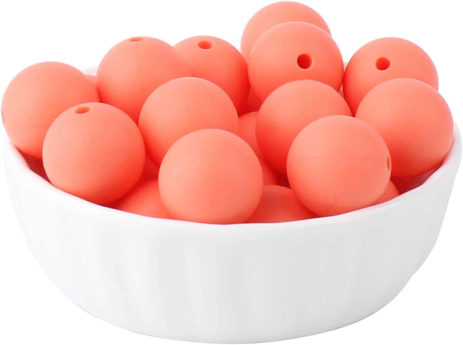 Silicone Beads for Keychain Making Kit 9mm Bulk Multi Color Mix Silicone Round Loose Pearl Beads Shaped Woman Beaded Jewelry Stretchy Beads DIY Mom Jewelry Necklace 50 Pieces (Light Green 59)