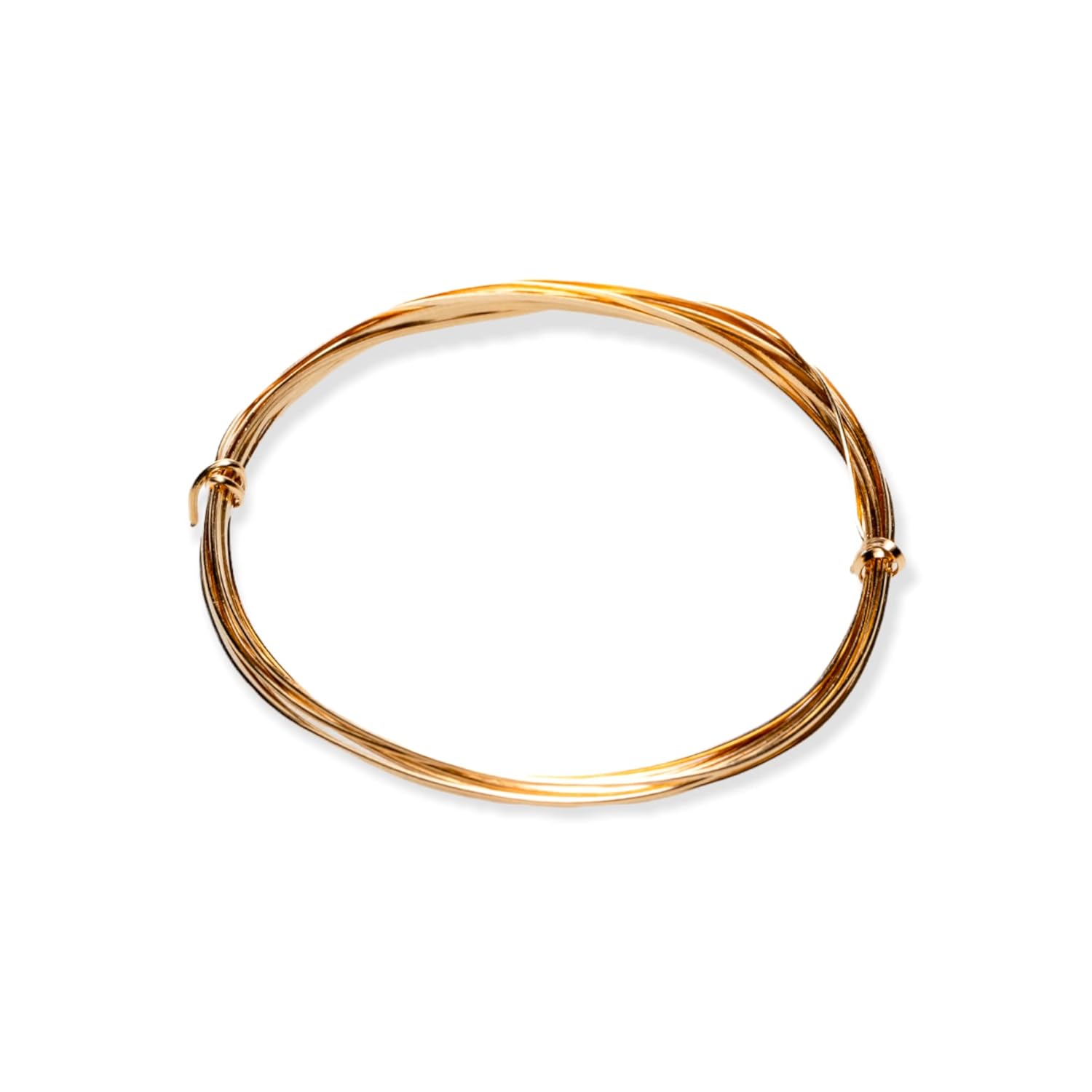 20 Gauge, 14/20 Yellow Gold Filled Wire Dead Soft (Half Round) 14K Gold Filled Made in USA - 10FT by CRAFT WIRE