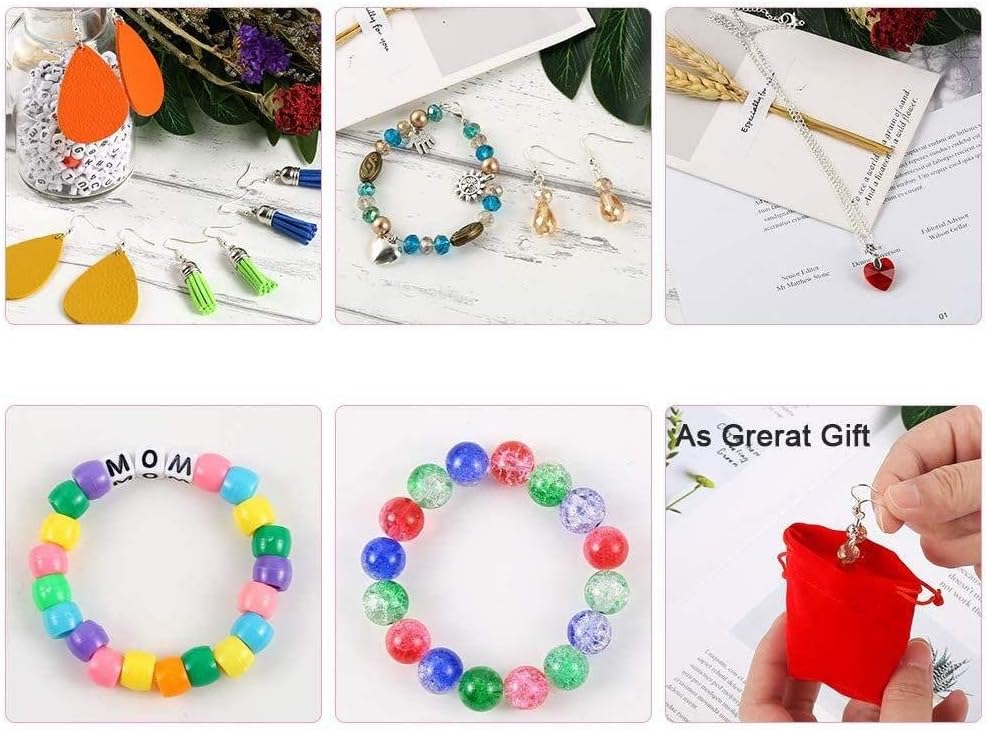 2035Pcs Jewelry Making Supplies Kit Accessories Jewelry Accessories Letter Beading Set Material DIY Gift