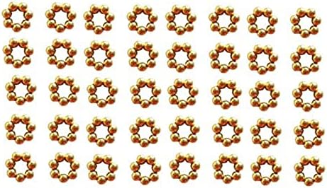 Solid 22K/18K Yellow Fine Gold 3 MM 70 Pieces Spacer Beads For Personalized Jewellery And Jewellery Customization