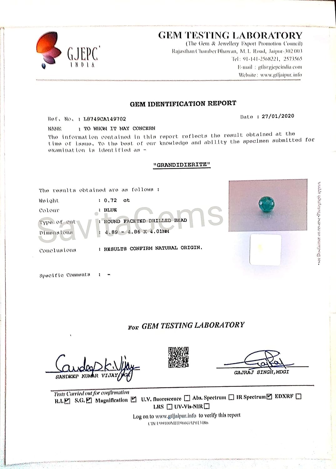 3 mm, Natural Rare Grandidierite Rondelles Beads -14