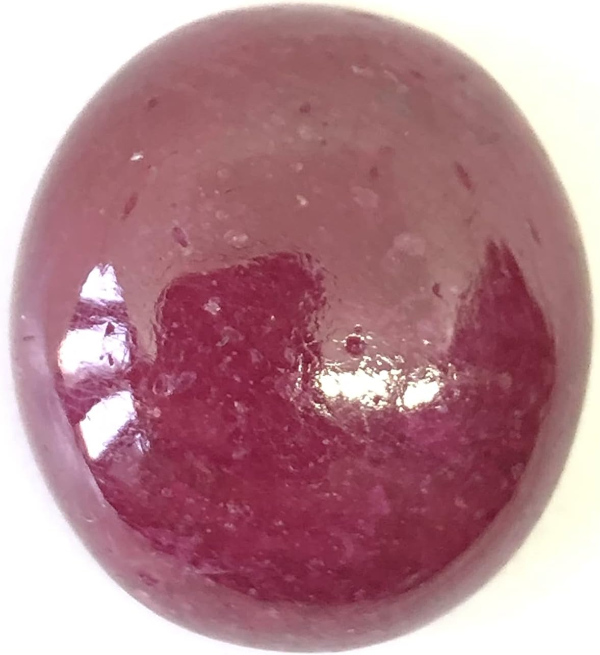 34.25 Ct Deep Red Ruby Oval Shape Cabochon Size 21x19 mm Unique Quality Valuable Loose Gemstone Best for Making Pendant/Ring Jewelry