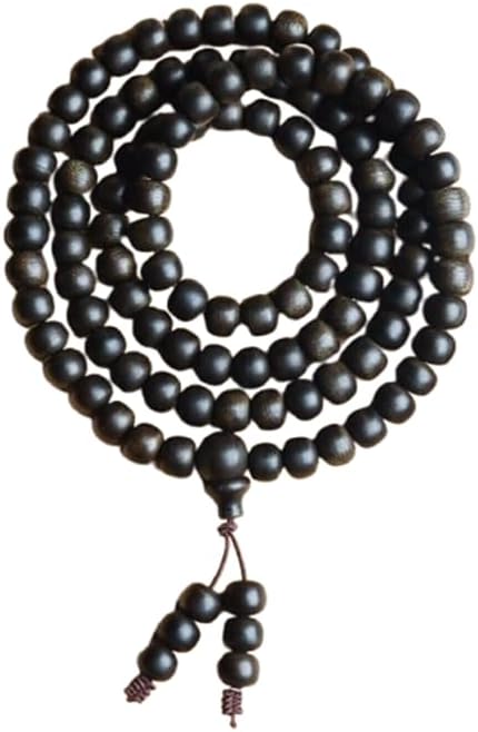 Agarwood 8mm Natural Vietnam White chess nan agarwood Bracelets Buddhist Prayer Beads