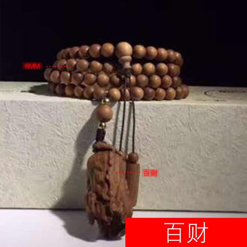 Mascot Wooden Crafts Wood Carving Art Wood Decoration Artwork 老山檀香DIY佛珠手串手链 多种规格多种款式油润手颗味馨香(观音佛首)