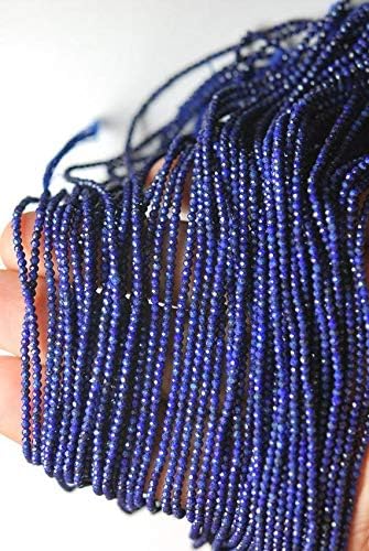 7 X 13 Inch Long Strand-Super-AAA Quality, Lapis Lazuli Micro Faceted Rondells, 2.10mm Size Code-HIGH-64500