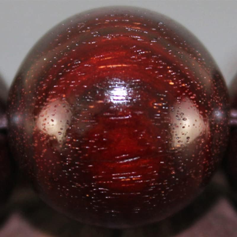 Mascot Wooden Crafts Wood Carving Art Wood Decoration Artwork 印度佛珠手链手串 2.0mm12颗顺纹牛毛网颗颗带金星(印度小叶紫檀多星)