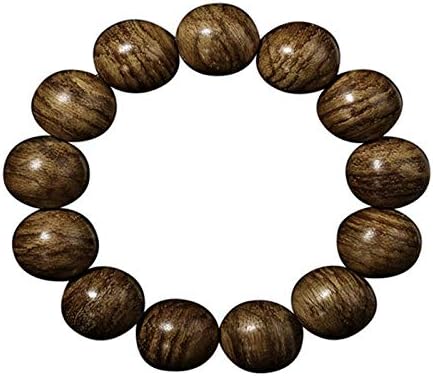 GLW Indonesia Tarakan15.7mm Mala Meditation Wild Agarwood Prayer beads #4784