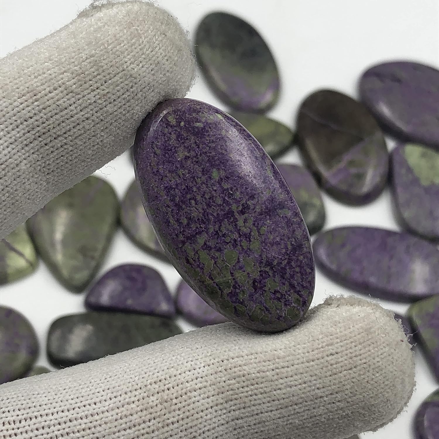 Natural STICHTITE Gemstone Loose Cabochon Lot For Jewelry Making, Loose Gemstone For Ring, Earring & Pendant Necklace, Jewelry Making Cabochons, Healing Gemstones