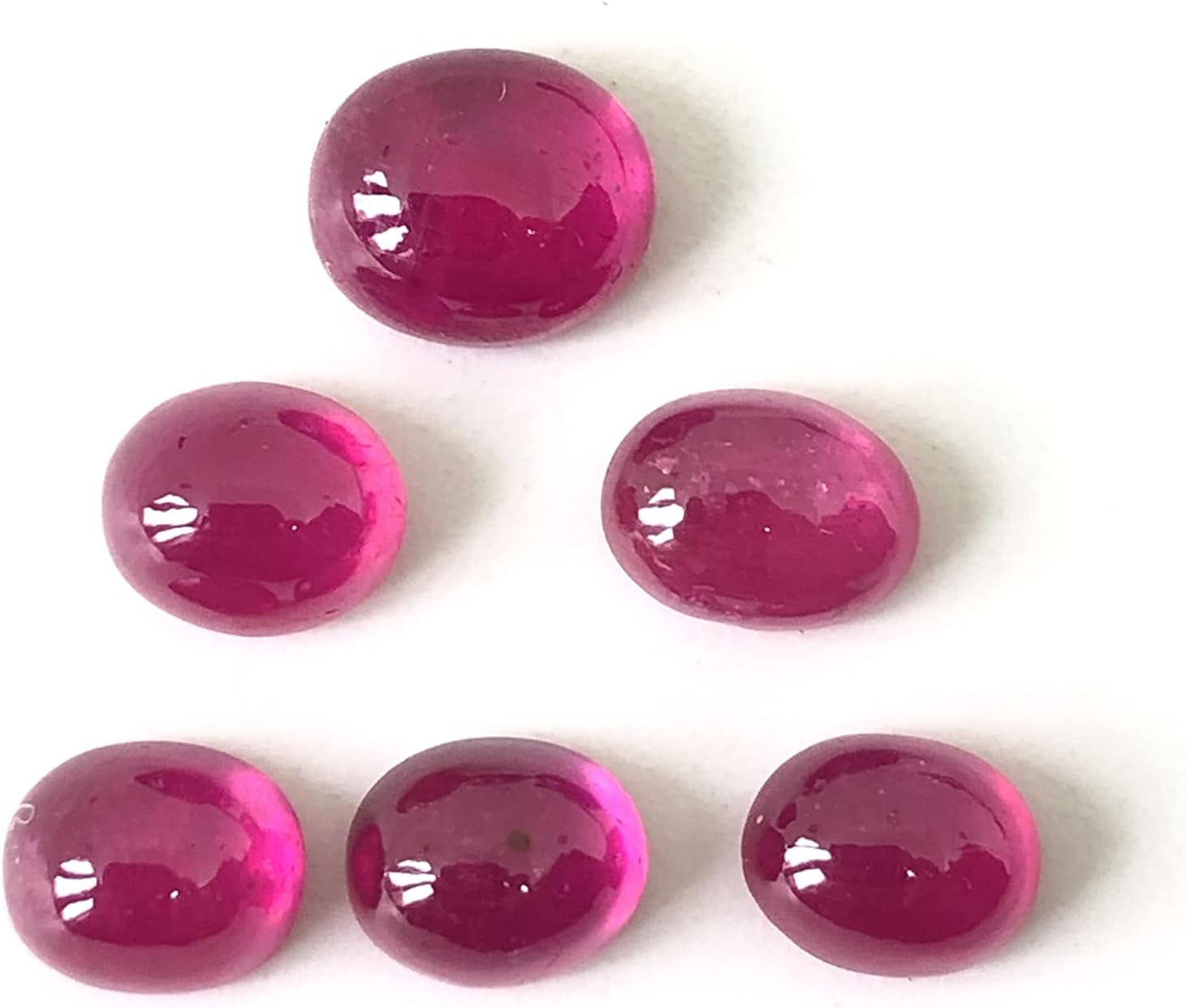 Madagascar Luster Ruby Oval Shape Cabochon Loose Gemstone Size 4x3 mm, 5x4 mm, 6x4 mm, 7x5 mm, 8x6 mm, 9x7 mm, 10x8 mm, 11x9 mm & 12x10 mm Top Quality Smooth Polished Ruby With Best Deal & Offer, Price For 1 Piece