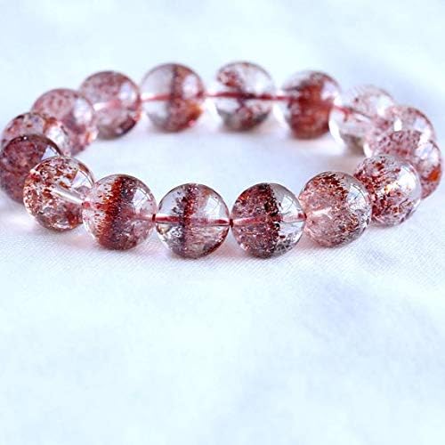 1 strands natural orange cornucopia super 7 seven melody stone ????7 men's bracelet round big beads 13mm 05065