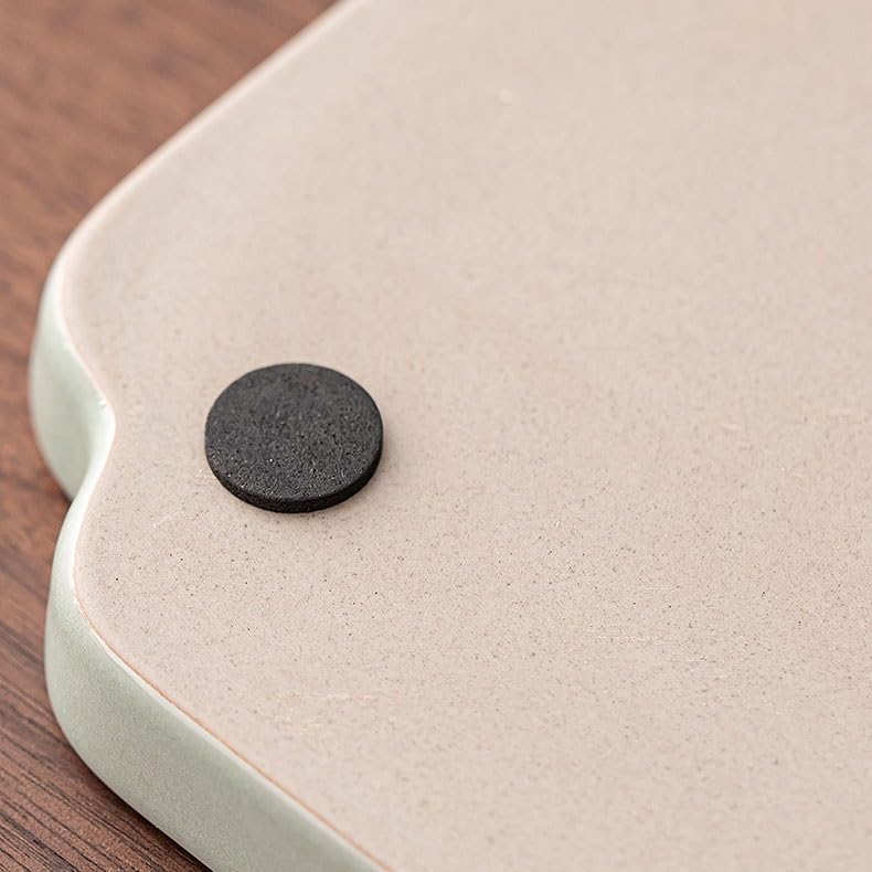 Tray Decor Ceramic Tea Tray Household Single-Layer Dry Tea Tray Small Tea Table Tea Tray Modern Simple Tea Tray Food Tray