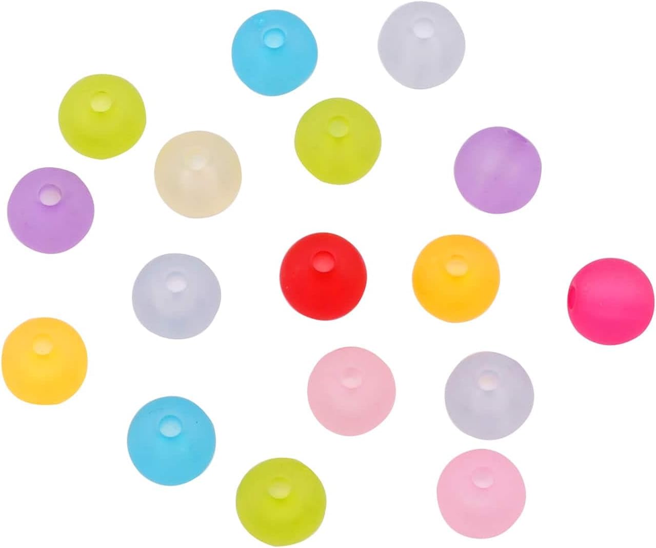 Bead Landing Multicolor Round Beads, 8mm, 12 Pack