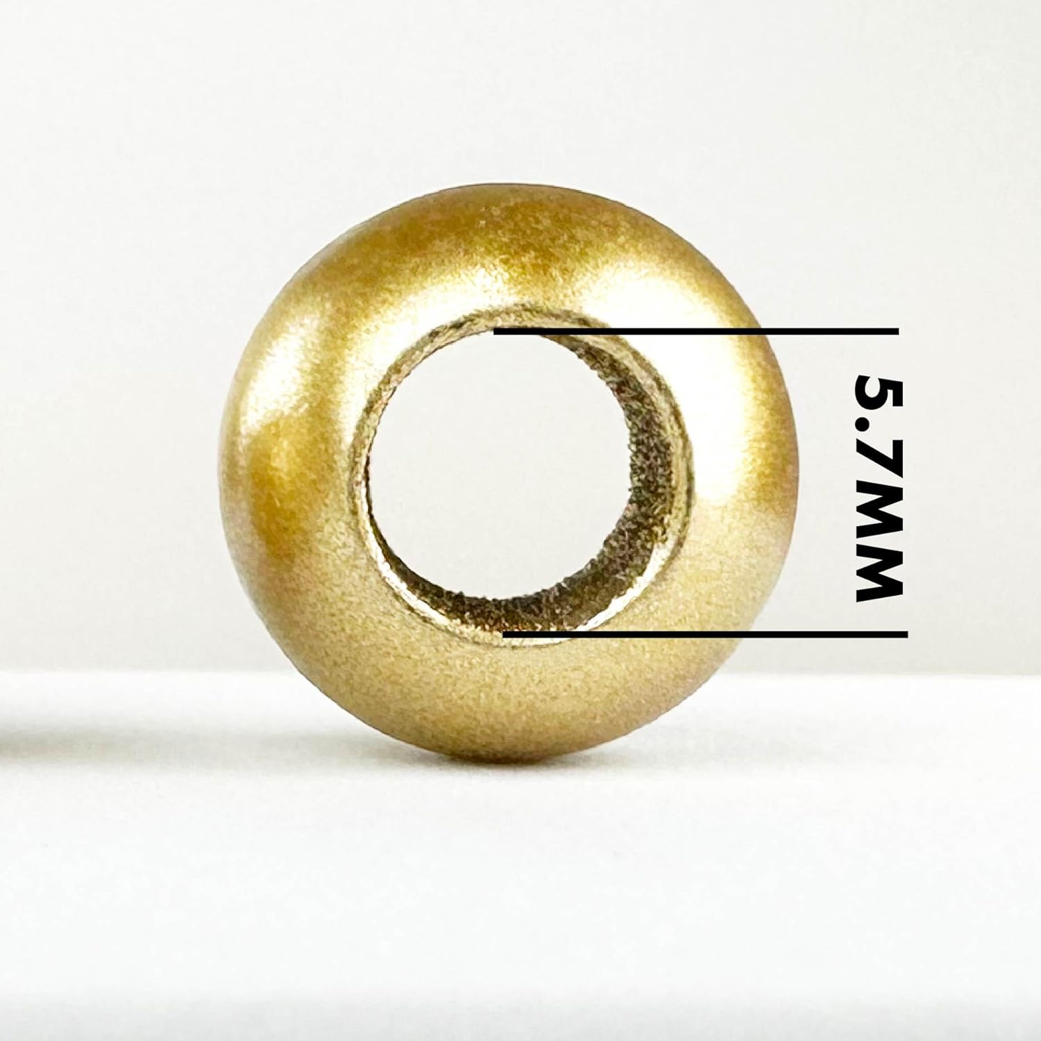 Multicolor Matte Metallic Acrylic Large Hole Beads 12mm with 5.7mm Hole, 2400 Count