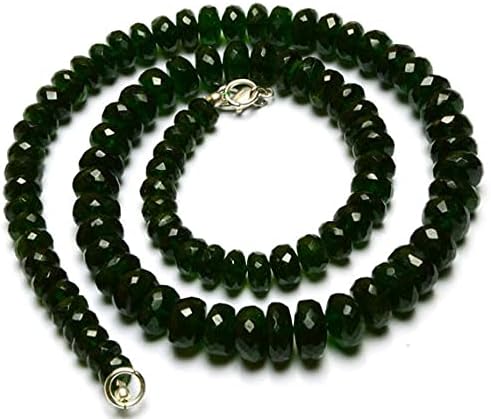 BEADS GEMSTONE Natural Chrome Diopside Gemstone 7-10 MM Teardrop Briolettes 17 Inch Long 1 Strand Code-HIGH-11092