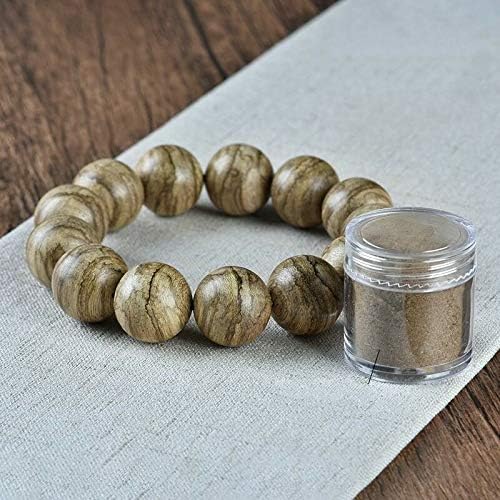 GLW Nha Trang Genuine Natural Wild Agarwood Aloewood 17mm MALA Prayer Beads #4679