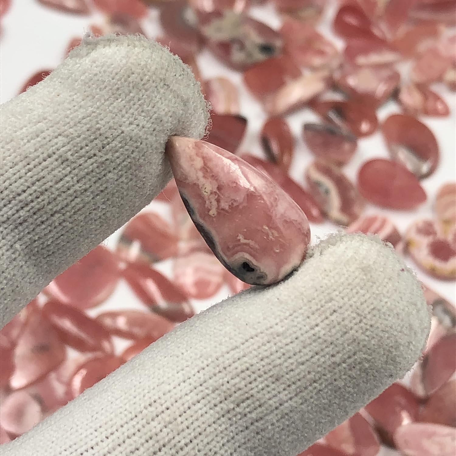Natural RHODOCHROSITE Gemstone Loose Cabochon Lot For Jewelry Making, Loose Gemstone For Ring, Earring & Pendant Necklace, Jewelry Making Cabochons, Healing Gemstones
