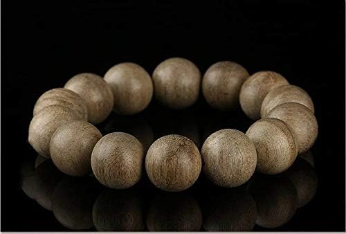 GLW Malaysia Natural Wild Agarwood Aloewood 15 mm Malas Meditation Prayer bead# 4923
