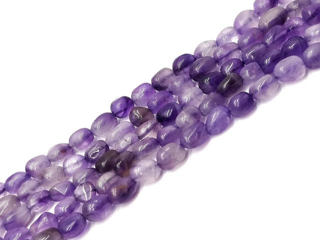 13 Inch Amethyst Beads Size 7x6mm Shape Oval Cut Smooth Making, Beading & Craft Supplies lot of 25 Strands CHIK-STRD-97458