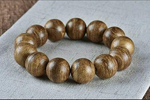 GLW Kalimantan Buddhis Prayer Beads Genuine Natural Wild Agarwood Aloewood 16mm#4676