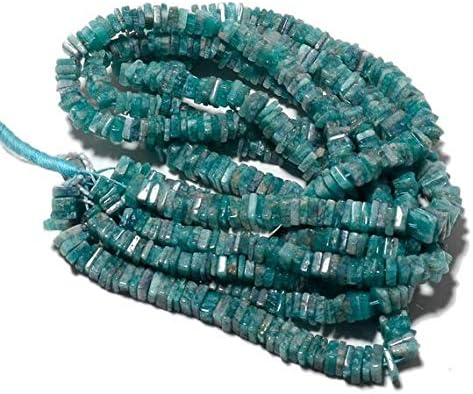 Amazonite Heishi Beads, Spacer Beads, Natural Gemstone Beads, 6mm Beads, 16 Inch 3 Strands Code-HIGH-50453