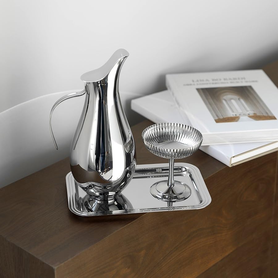 Tray Stainless Steel Dinner Tray Household Fruit Tray Afternoon Tea Tray Hotel Tray Tabletop Storage Tray Serving Trays