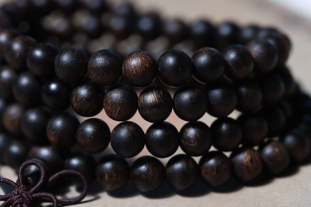 Agarwood 6mm*108pcs Darakan Agarwood Bracelet Submerged grade Buddha beads rosary beads