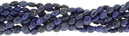Royal Blue Lapis Lazuli 9x7mm Smooth Ovals 16