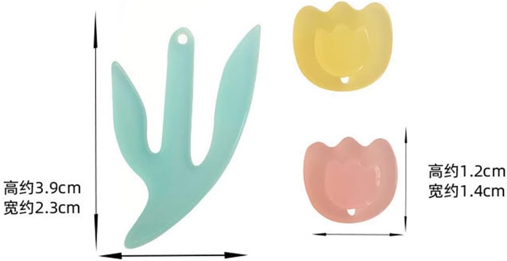 SIDUFHAOPKLL Jelly Acrylic Earrings DIY Handicraft Material Accessories(Black)