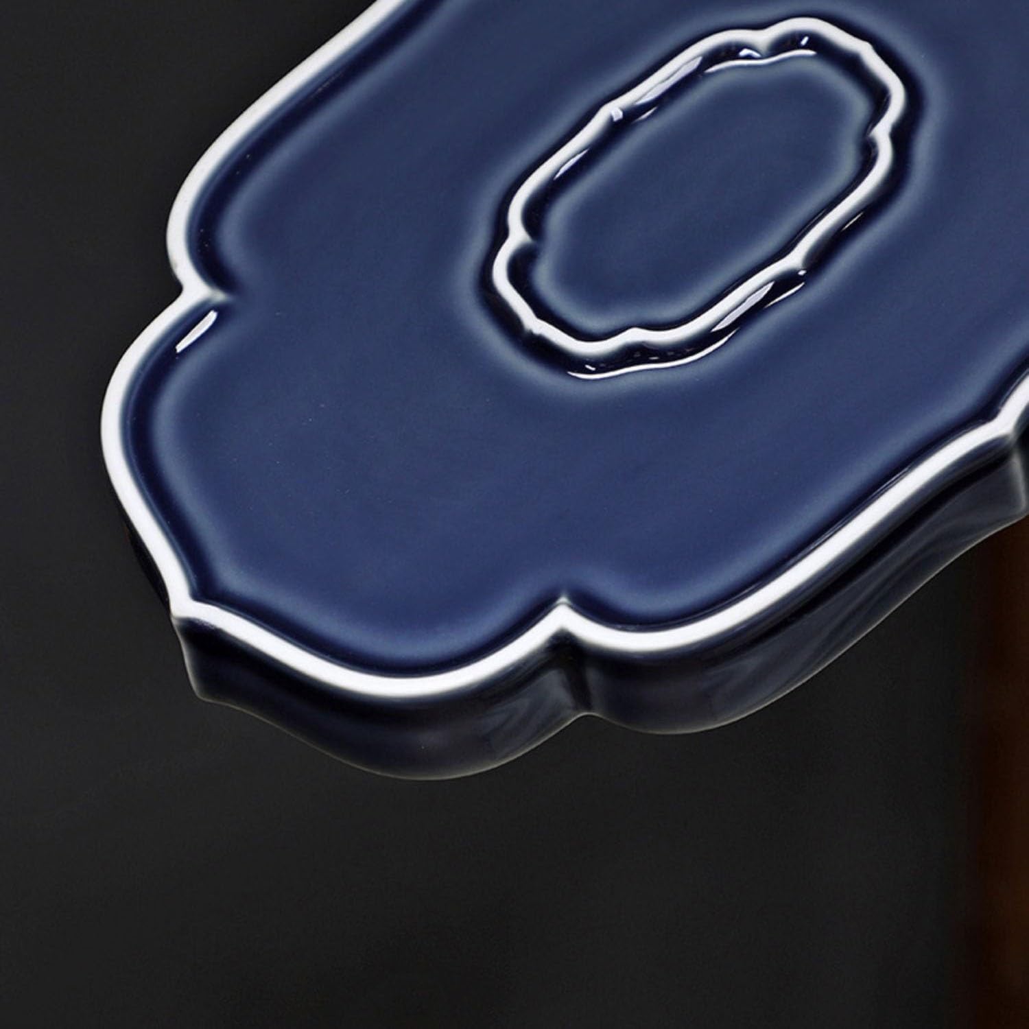 Tray Ceramic Tea Tray Tea Tray Dry Tea Table Tea Table Afternoon Tea Snack Tray Snack Fruit Tray Tea Tray Serving Trays(A)