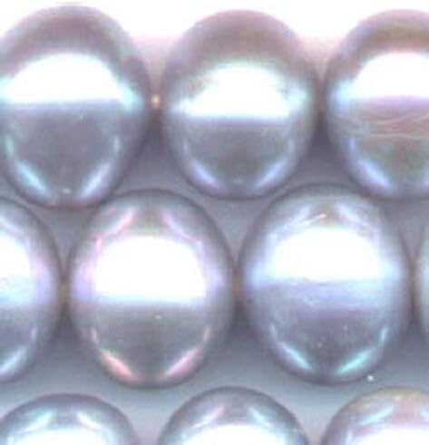 Natural Shimmering Moonlight FW Pearl Strand | 8.5 to 9.5mm | 56 Pearls | for Jewelry Making