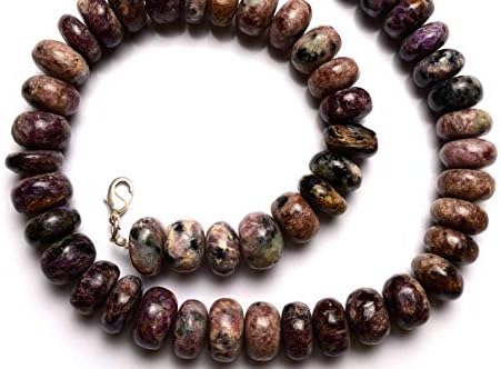 16 inch Strand Natural charolite 13-14 mm rondelle Smooth Beads for Jewelry - Super Rare Gemstone charolite Smooth 13 to 14mm rondelle Beads 16 inch Full Strand fine Quality Necklace